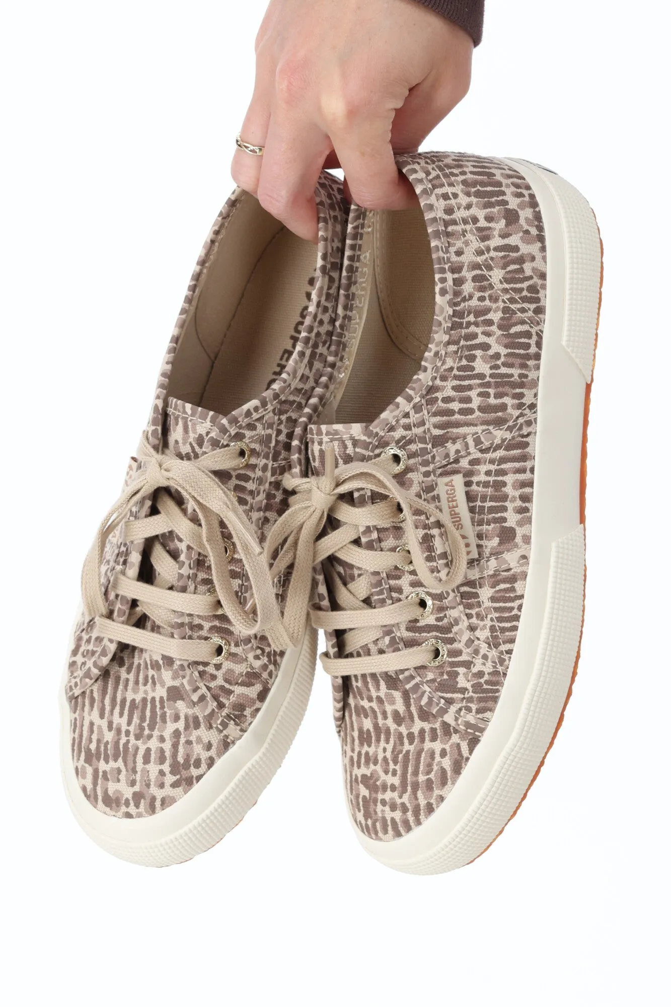 Superga Jaguar Print Brown Beige sold by Shine On product image thumbnail 2