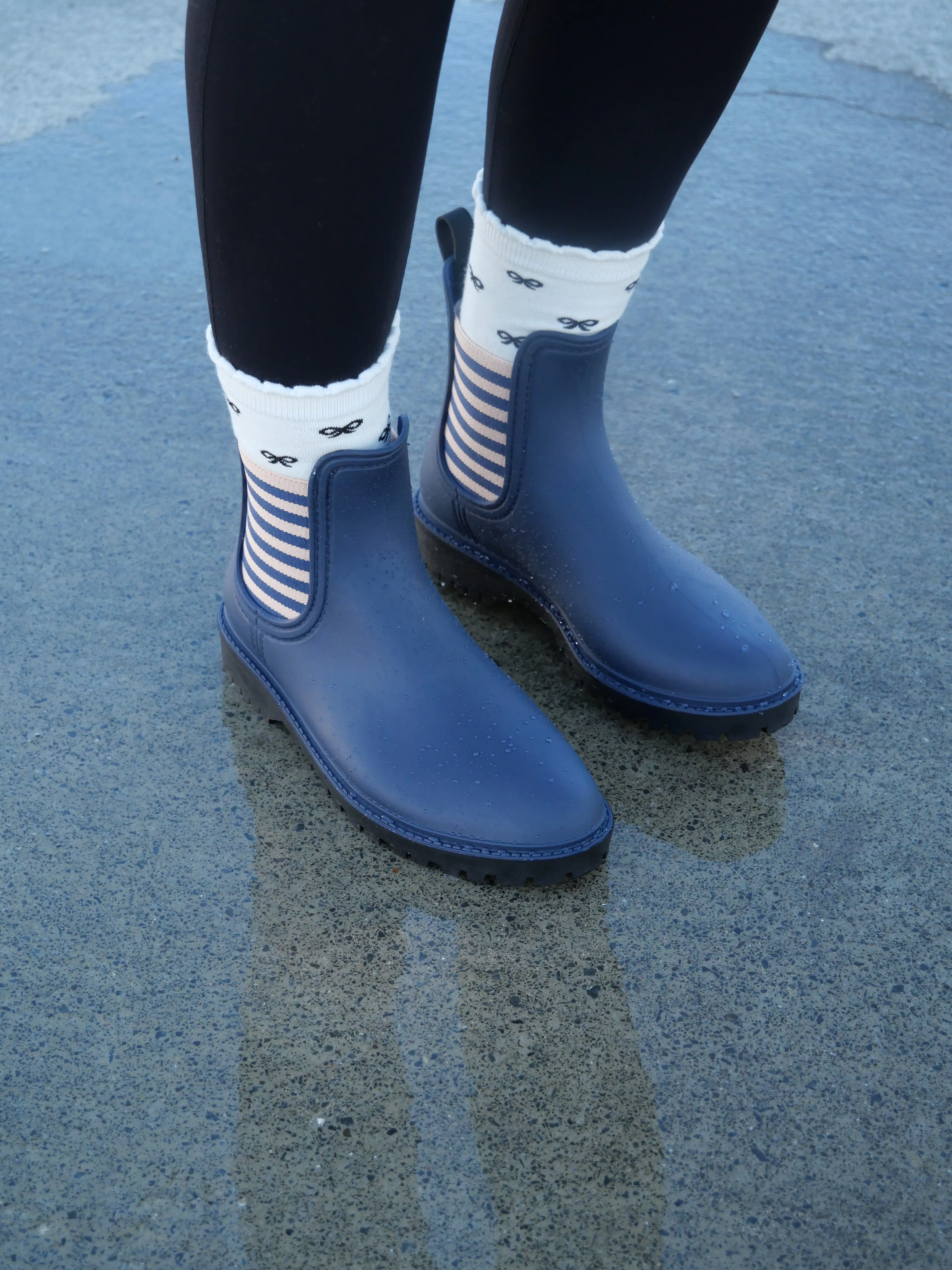 Diana Ferrari Laurina Gumboot Navy Stripe sold by Shine On product image thumbnail 3