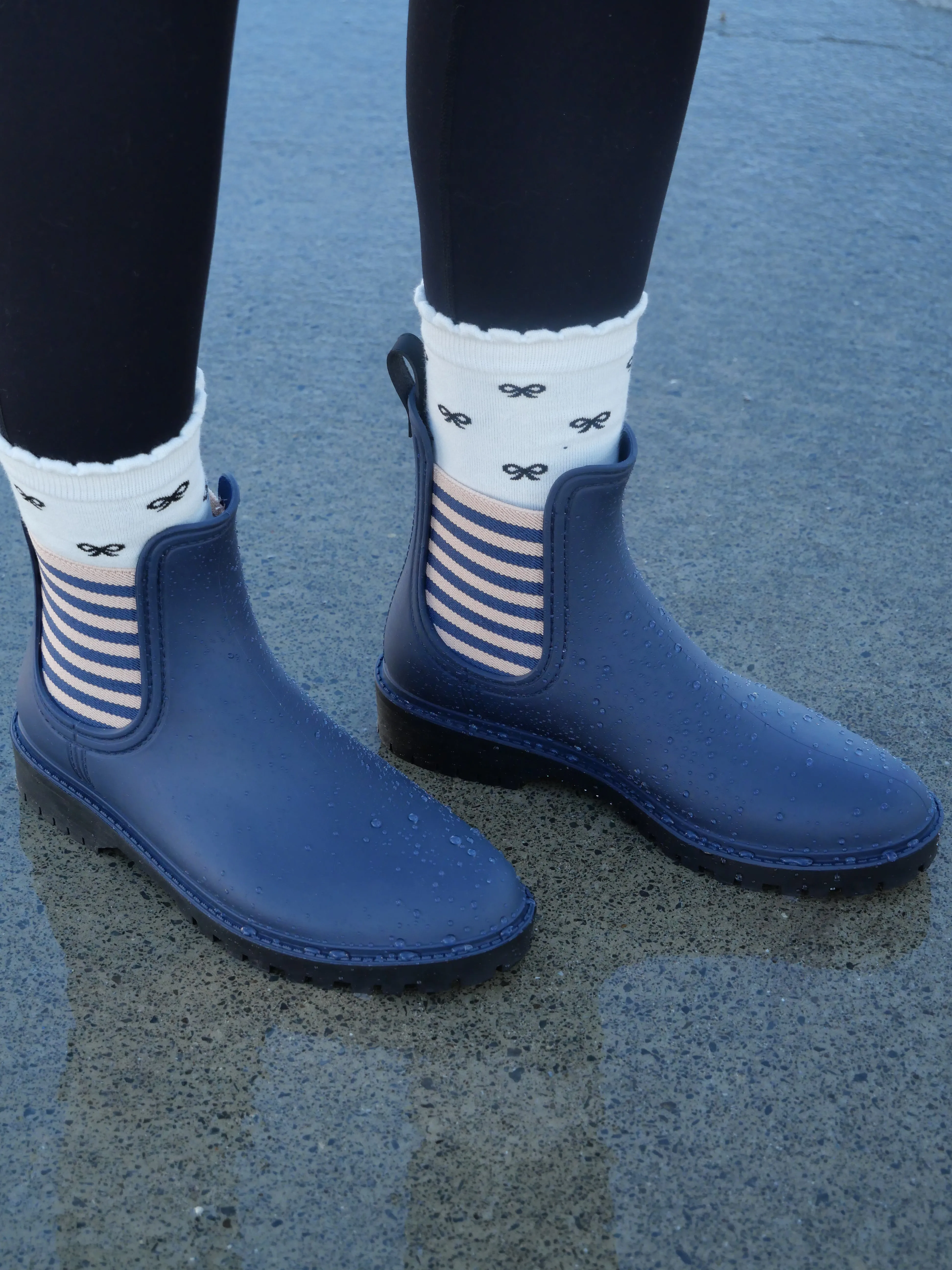 Diana Ferrari Laurina Gumboot Navy Stripe sold by Shine On product image thumbnail 2