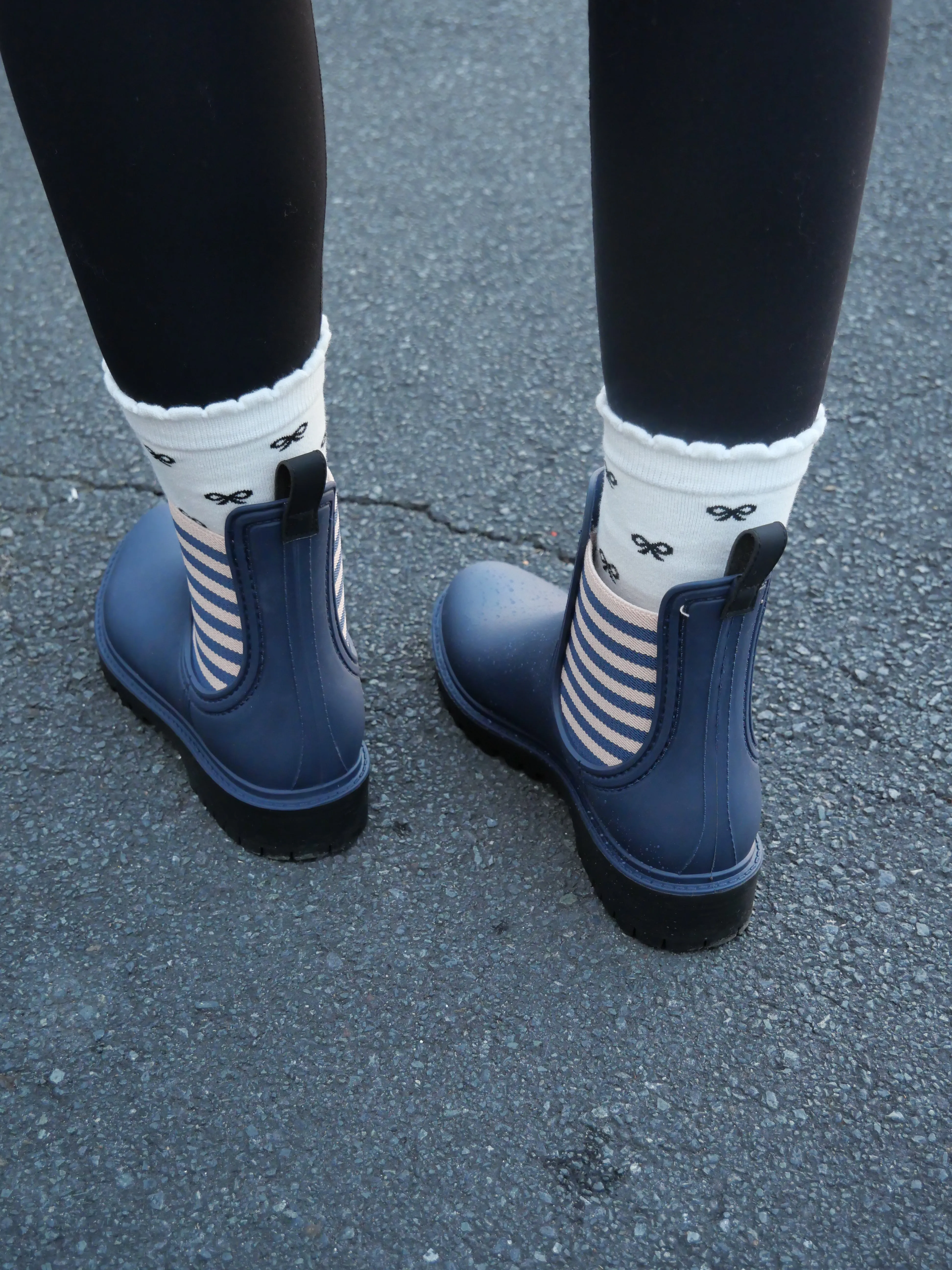 Diana Ferrari Laurina Gumboot Navy Stripe sold by Shine On product image thumbnail 4