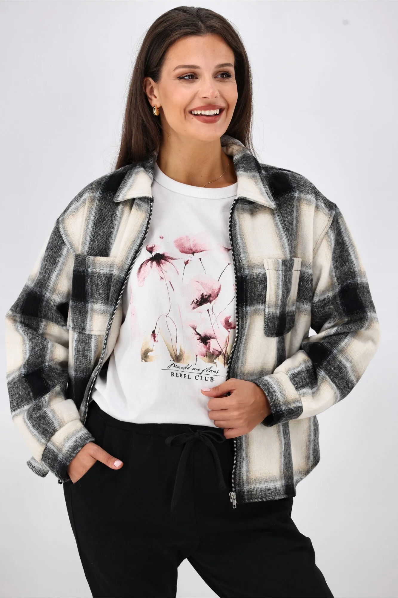 Rebel Club Watercolour Whispers Capsleeve Tee White sold by Shine On product image thumbnail 5