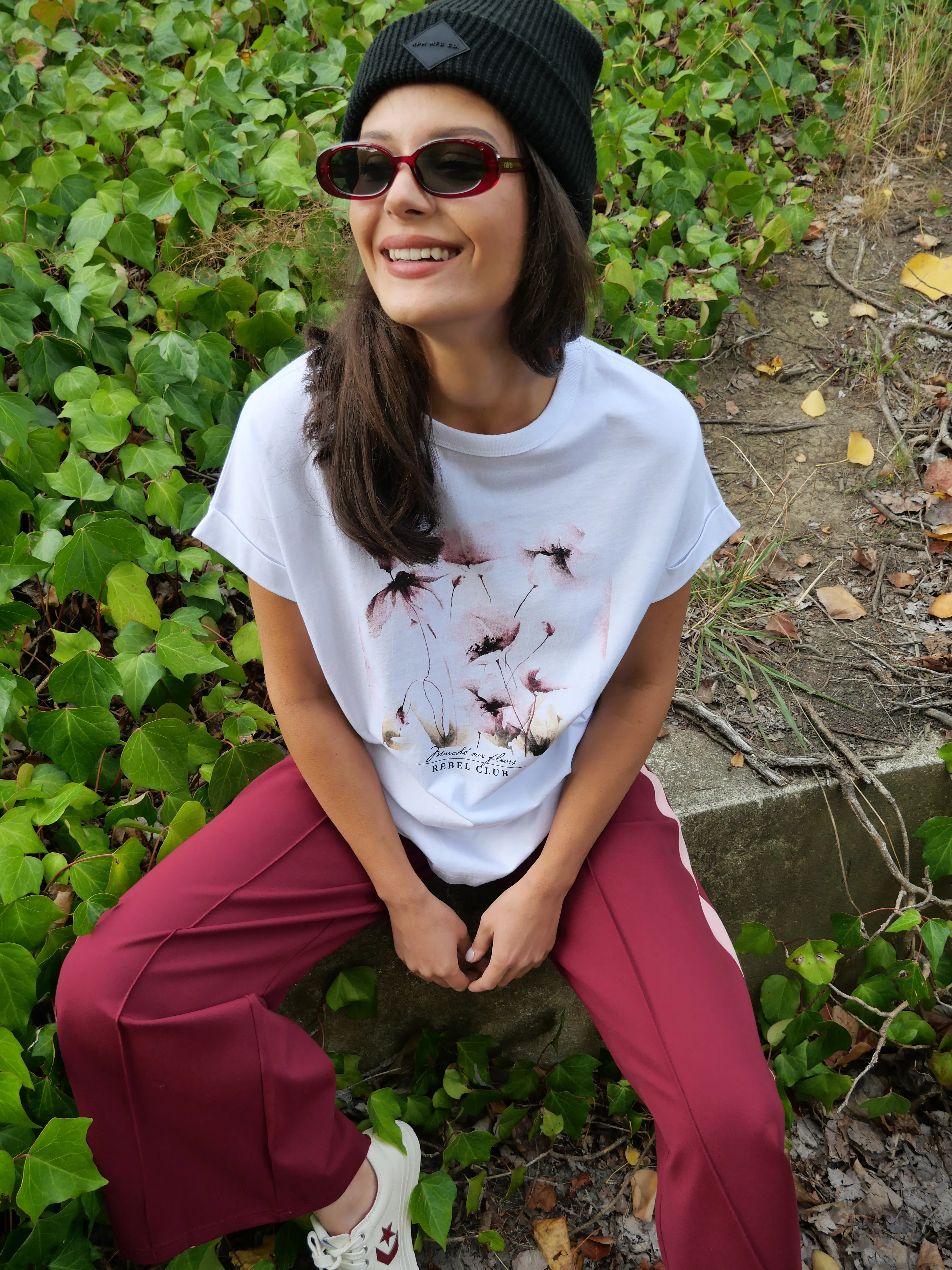 Rebel Club Watercolour Whispers Capsleeve Tee White sold by Shine On product image thumbnail 4