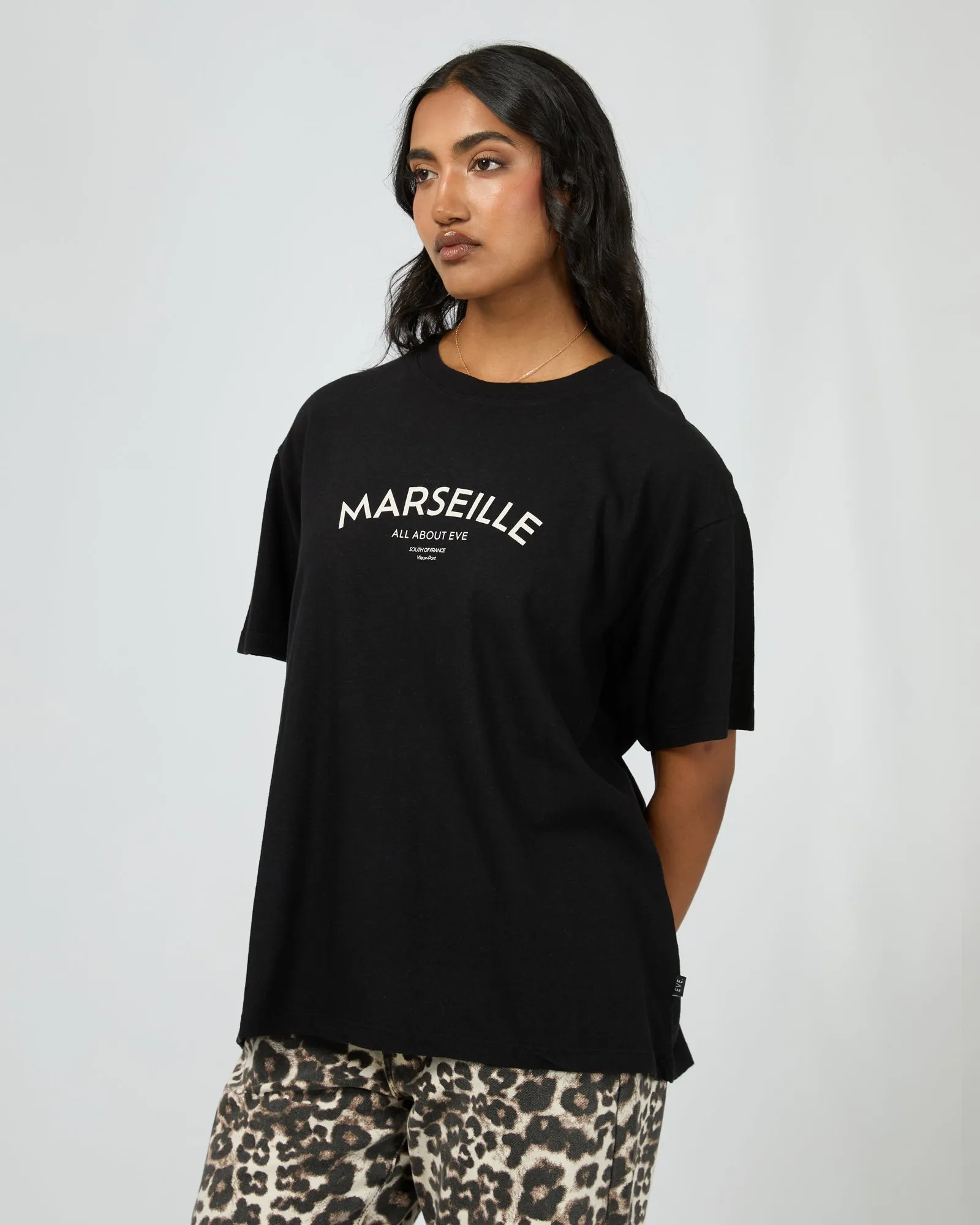 All About Eve Marseille Oversized Tee Washed Black sold by Shine On product image thumbnail 3