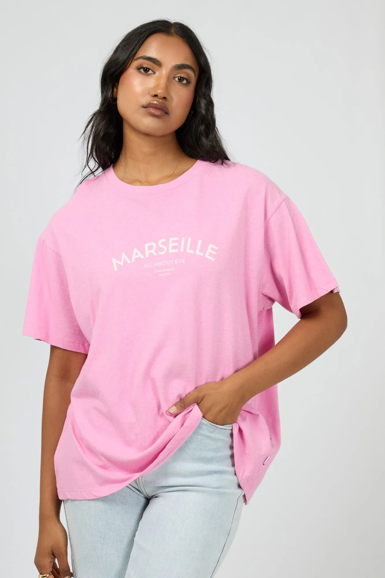 All About Eve Marseille Oversized Tee Mauve sold by Shine On
