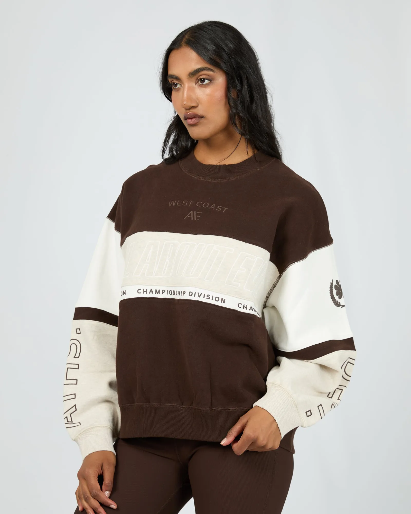 All About Eve Performance Slouch Panel Crew Brown sold by Shine On product image thumbnail 5