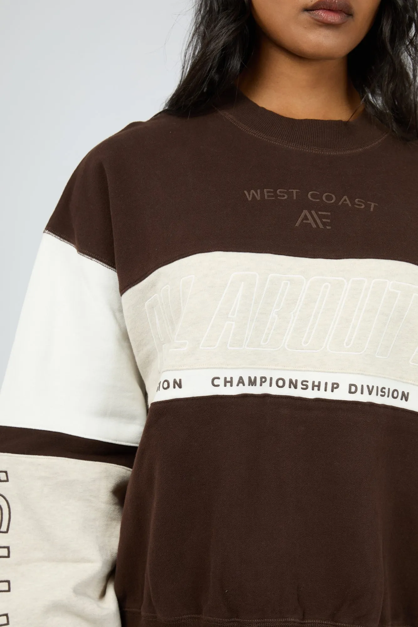 All About Eve Performance Slouch Panel Crew Brown sold by Shine On product image thumbnail 2