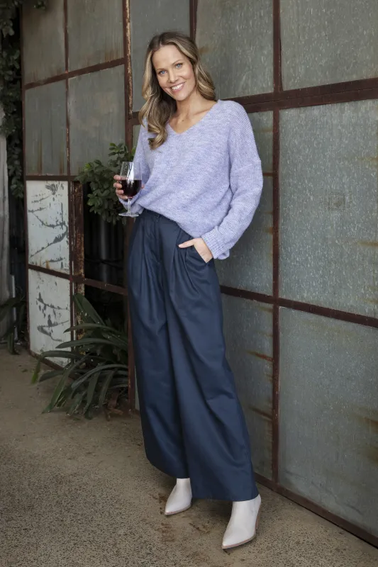 Elm Darcy Pant Dark Sapphire sold by Shine On