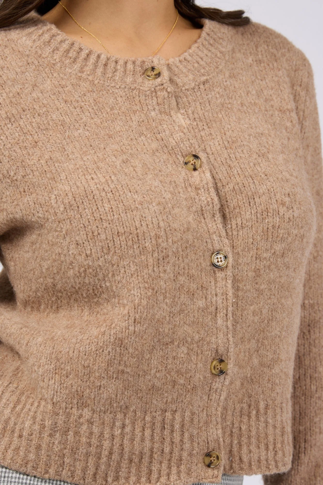 All About Eve Claude Cardigan Oat sold by Shine On product image thumbnail 2