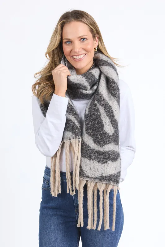 Elm Zuri Scarf Zebra Print sold by Shine On