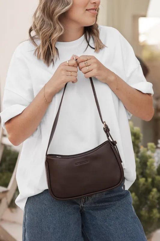 Louenhide Ivy Shoulder Bag Chocolate sold by Shine On