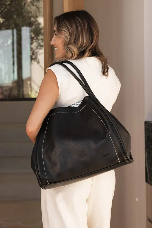 Louenhide Sutton Shoulder Bag Black sold by Shine On