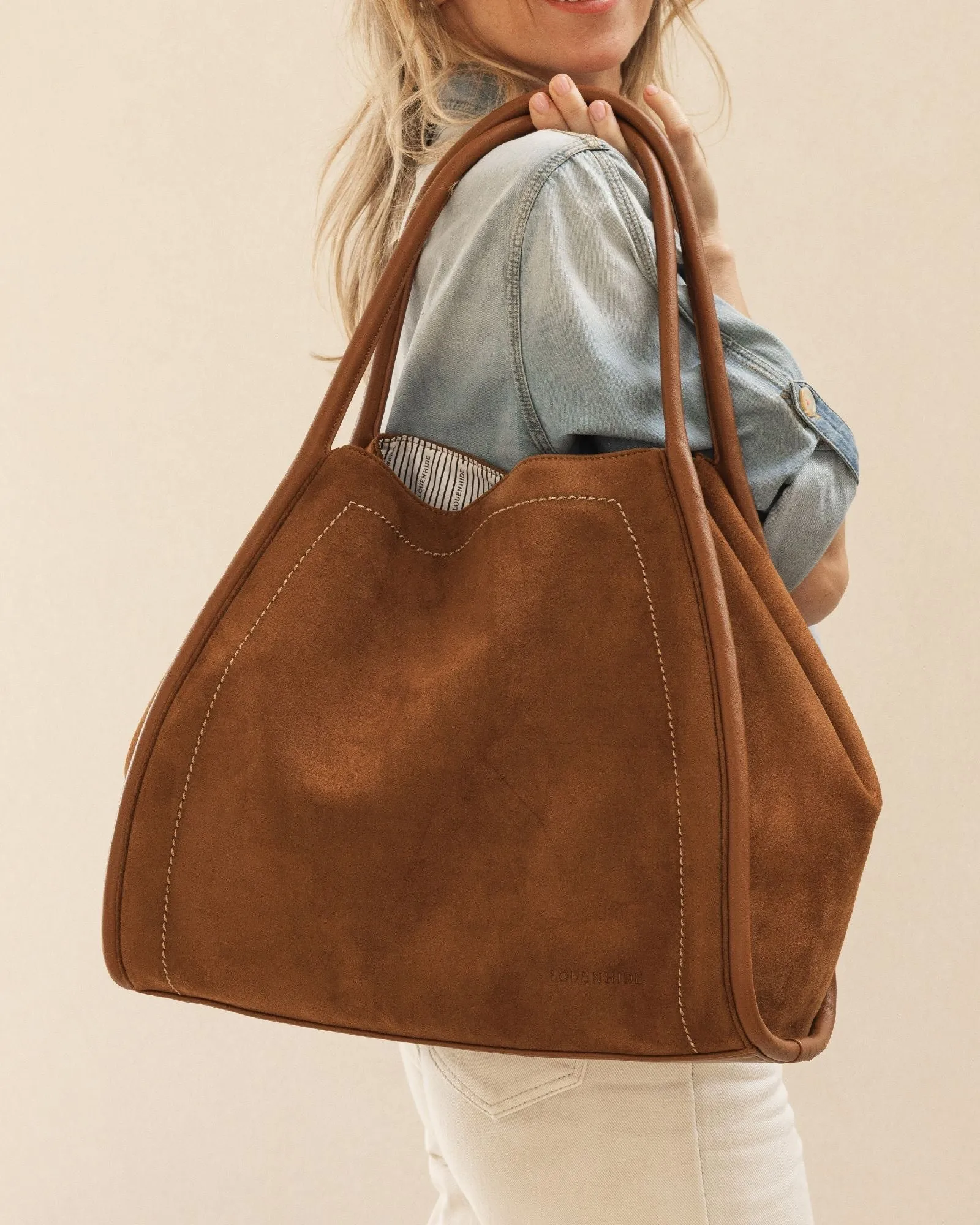 Louenhide Sutton Shoulder Bag Tan sold by Shine On