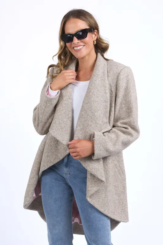 Elm Abigail II Coat Oat sold by Shine On