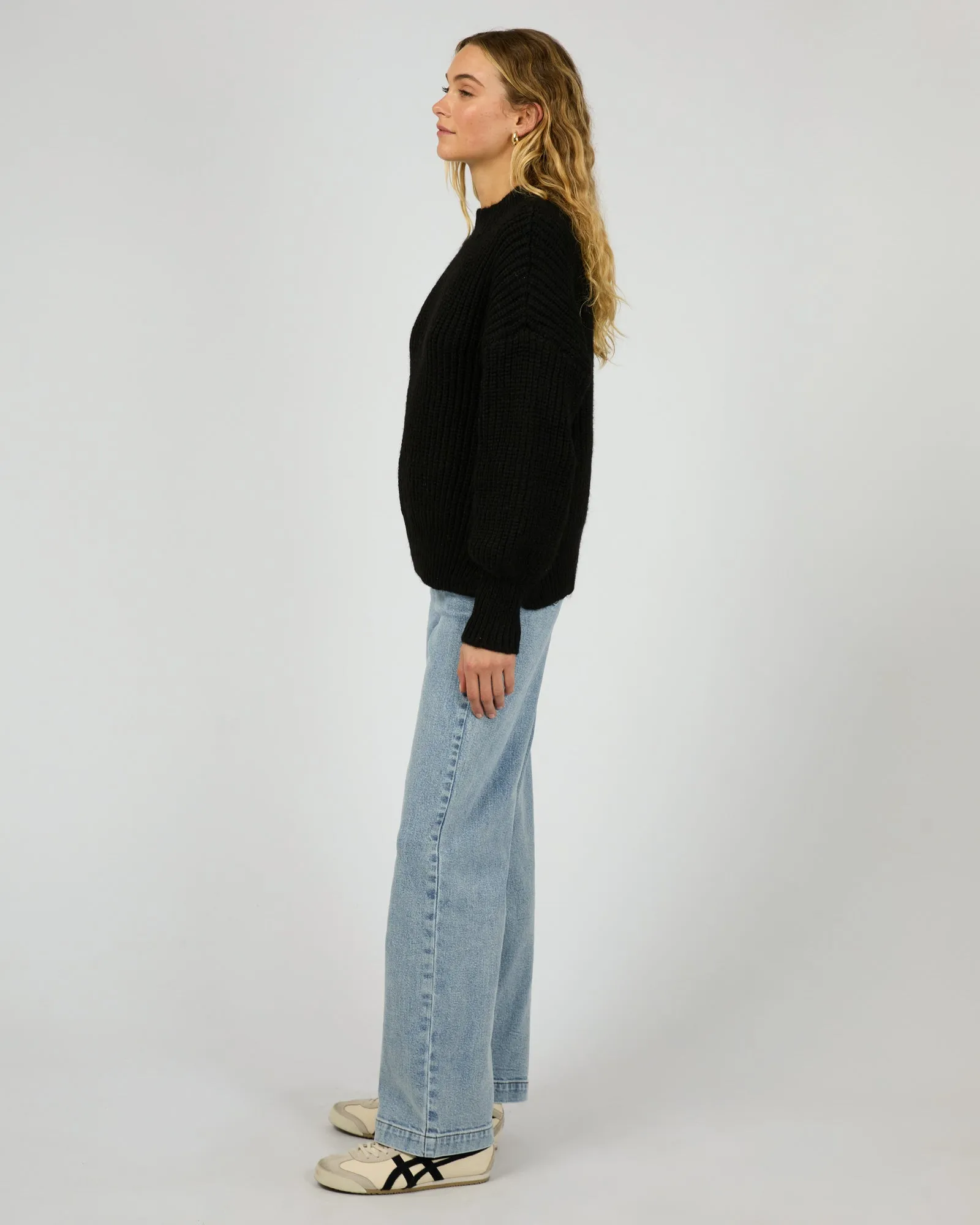 Silent Theory Mari Knit Jumper Black sold by Shine On product image thumbnail 5