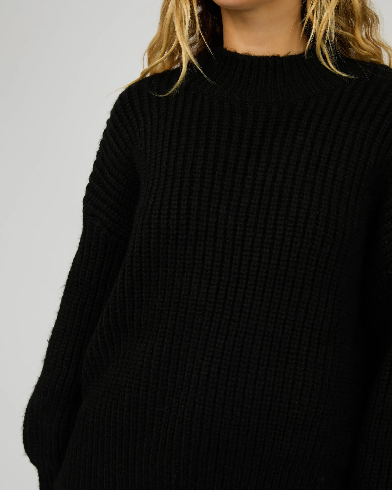 Silent Theory Mari Knit Jumper Black sold by Shine On product image thumbnail 3