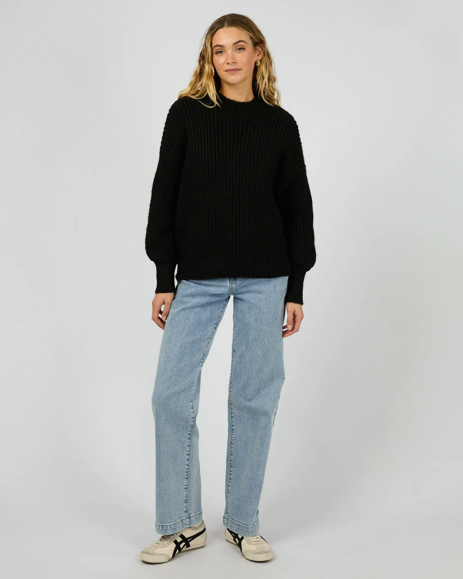 Silent Theory Mari Knit Jumper Black sold by Shine On product image thumbnail 4