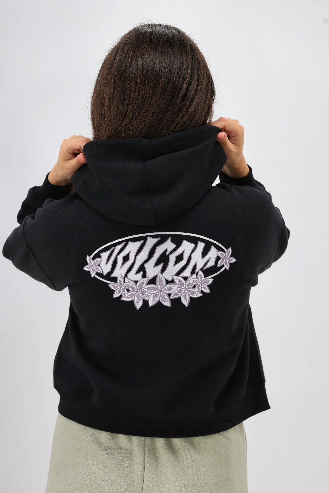 Volcom Get Up Zip Hoodie Black sold by Shine On