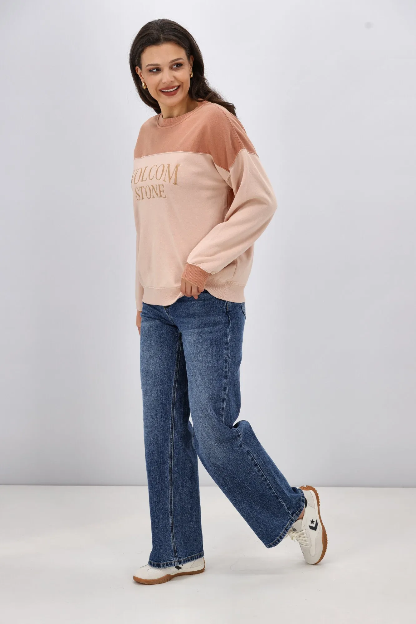 Volcom Stone Blocked Crew Champagne Gold sold by Shine On product image thumbnail 3