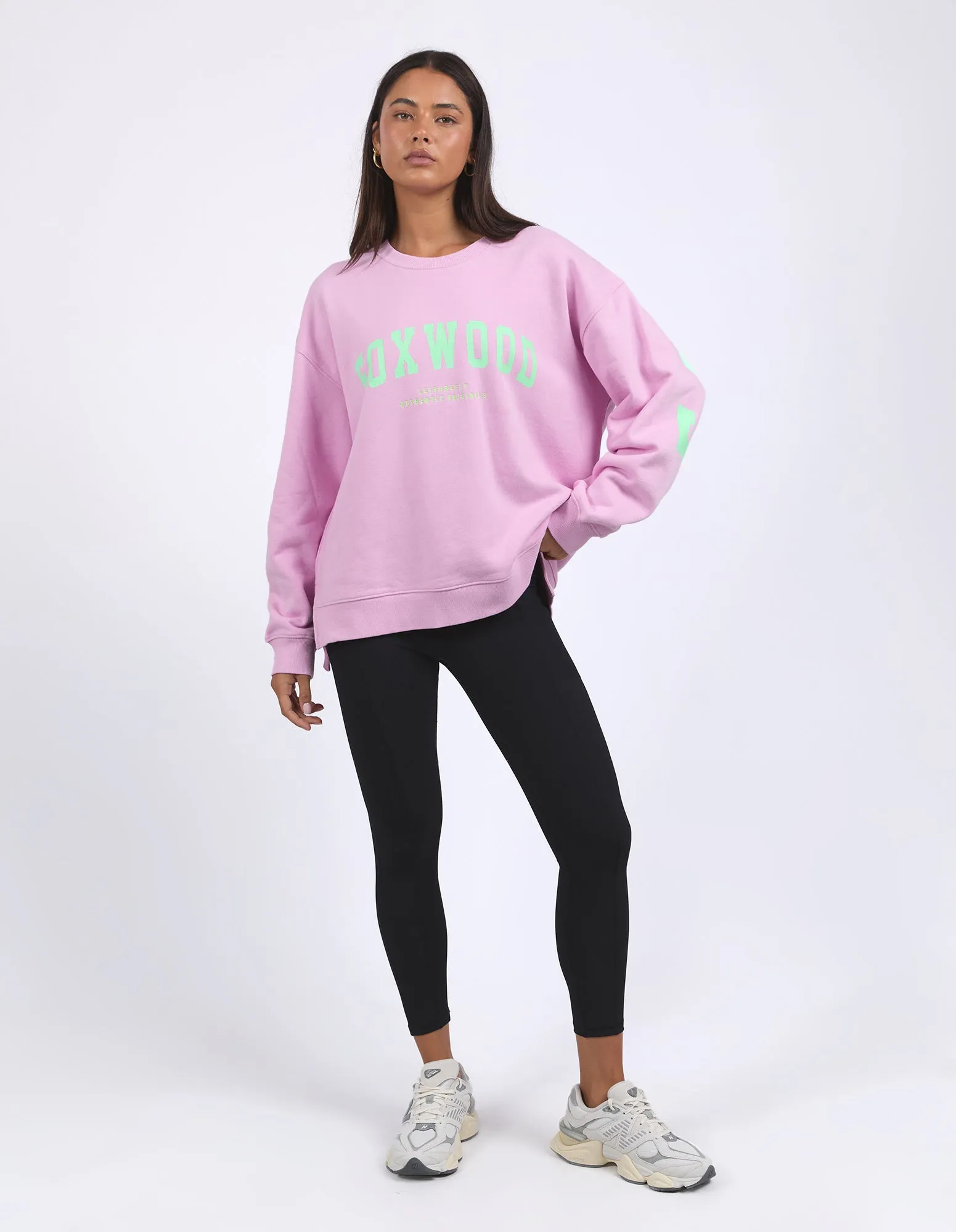 Foxwood Interval Crew Pink W/ Green sold by Shine On product image thumbnail 3