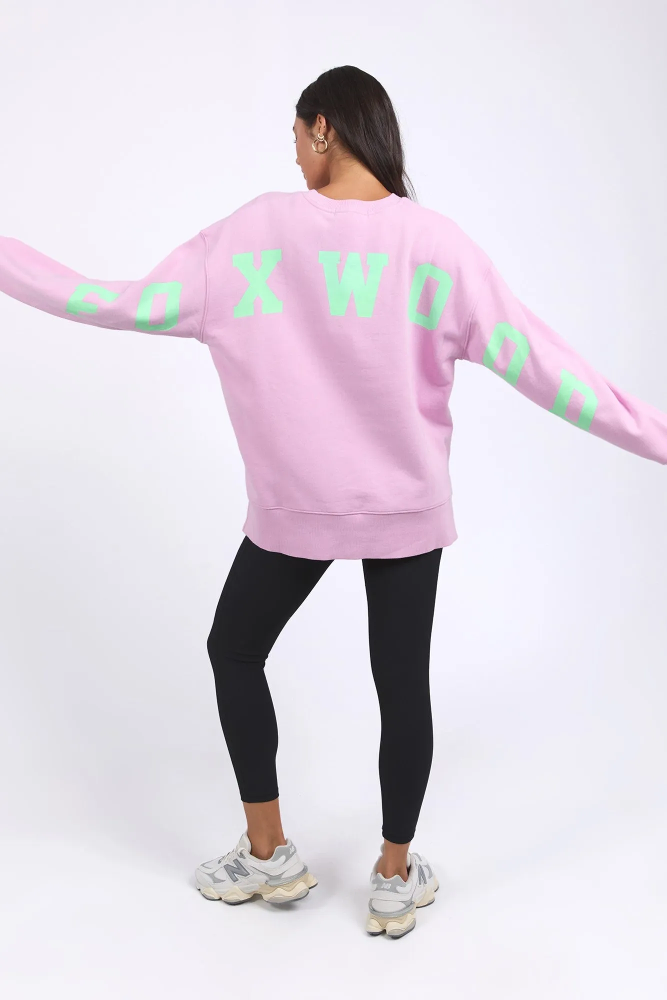 Foxwood Interval Crew Pink W/ Green sold by Shine On product image thumbnail 2