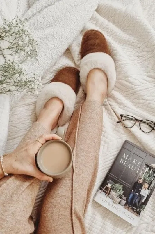 Emu Jolie Slipper Chestnut sold by Shine On