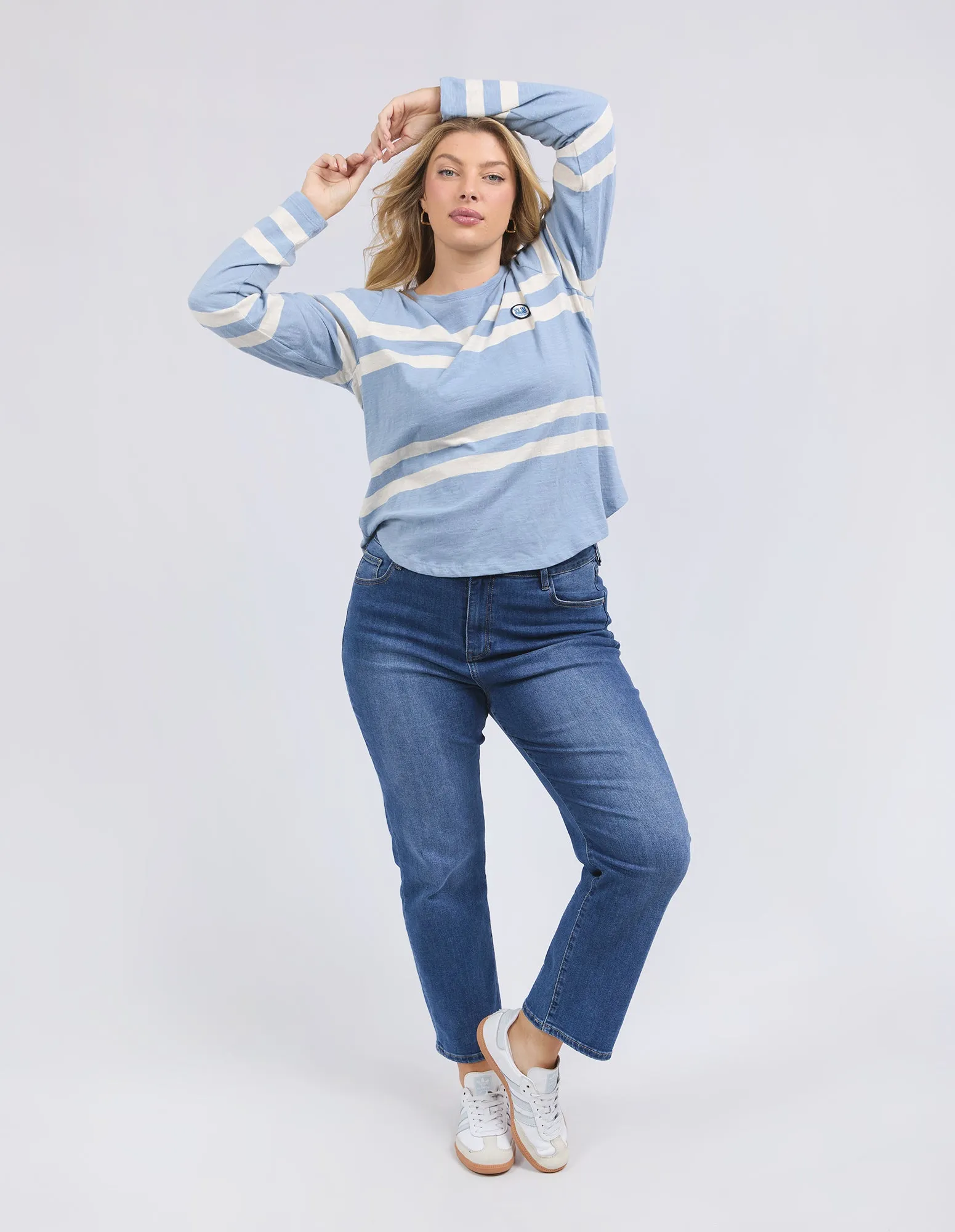 Elm Allegra L/S Tee Steel sold by Shine On product image thumbnail 3