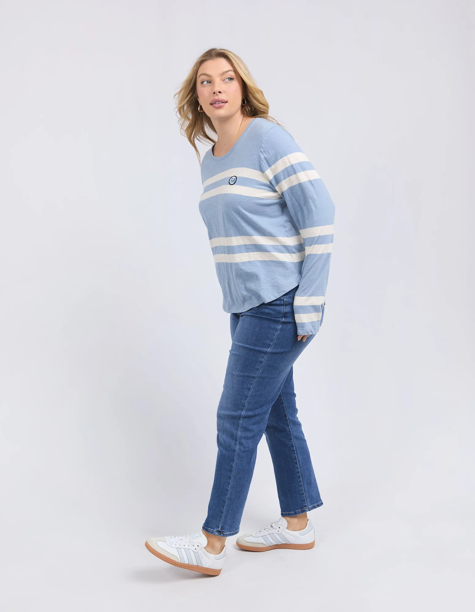 Elm Allegra L/S Tee Steel sold by Shine On product image thumbnail 5