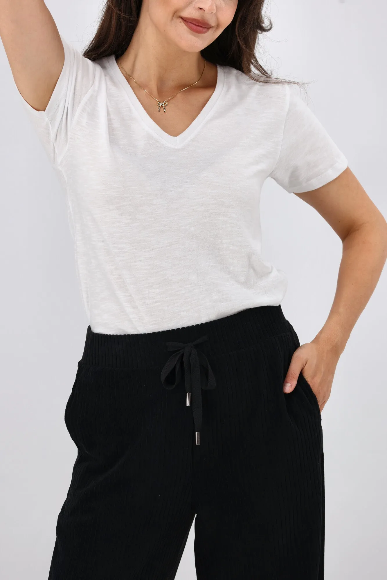 Shine On Label Azariah Cord Pant Black sold by Shine On product image thumbnail 5