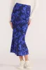 Minkpink Gianna Bias Midi Skirt Blue Floral sold by Shine On