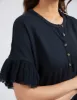 Elm Fable Dress Washed Black sold by Shine On