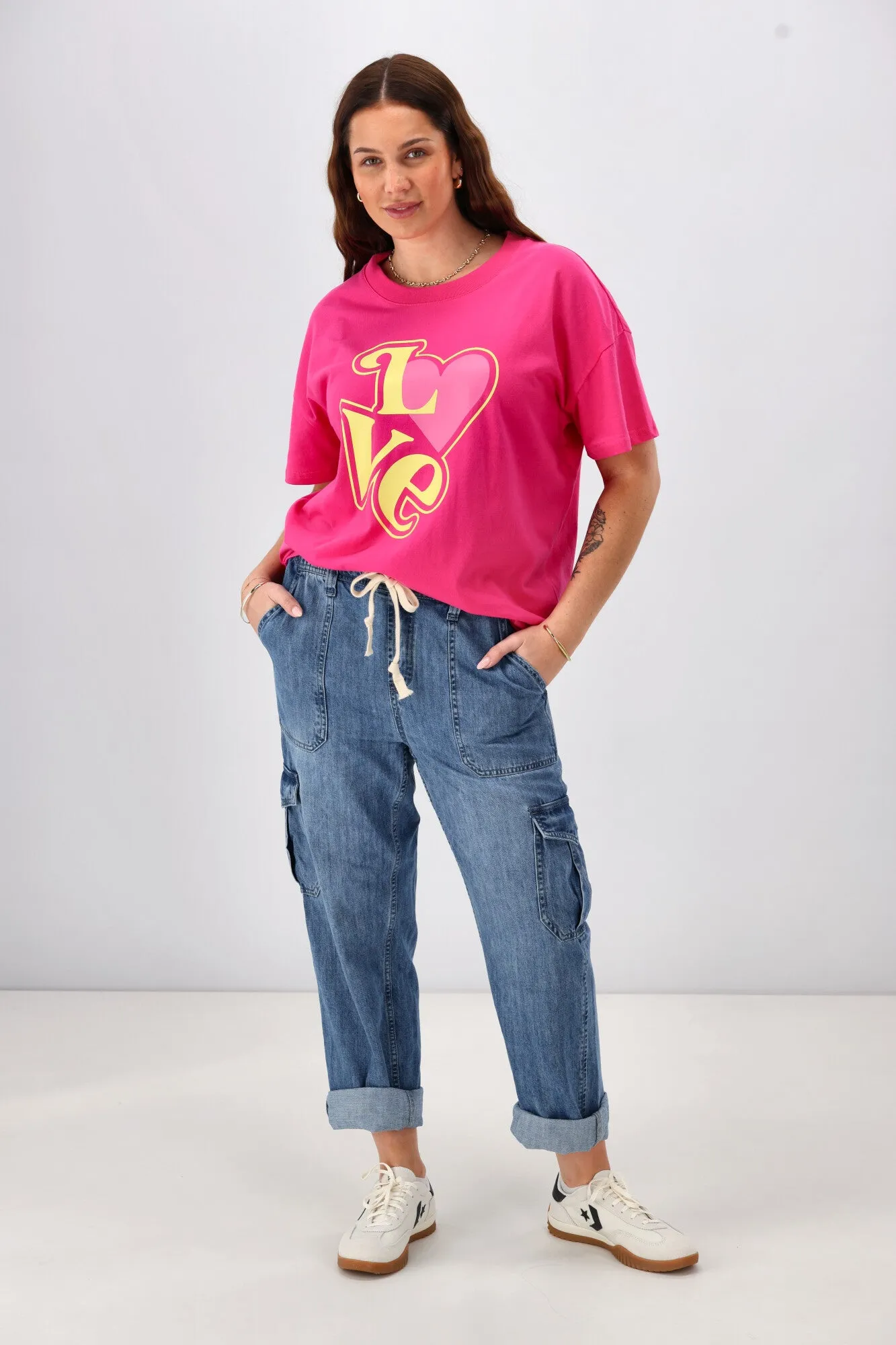 Rebel Club Love Surge Tee Pink Pre-Order Due Late May sold by Shine On product image thumbnail 5