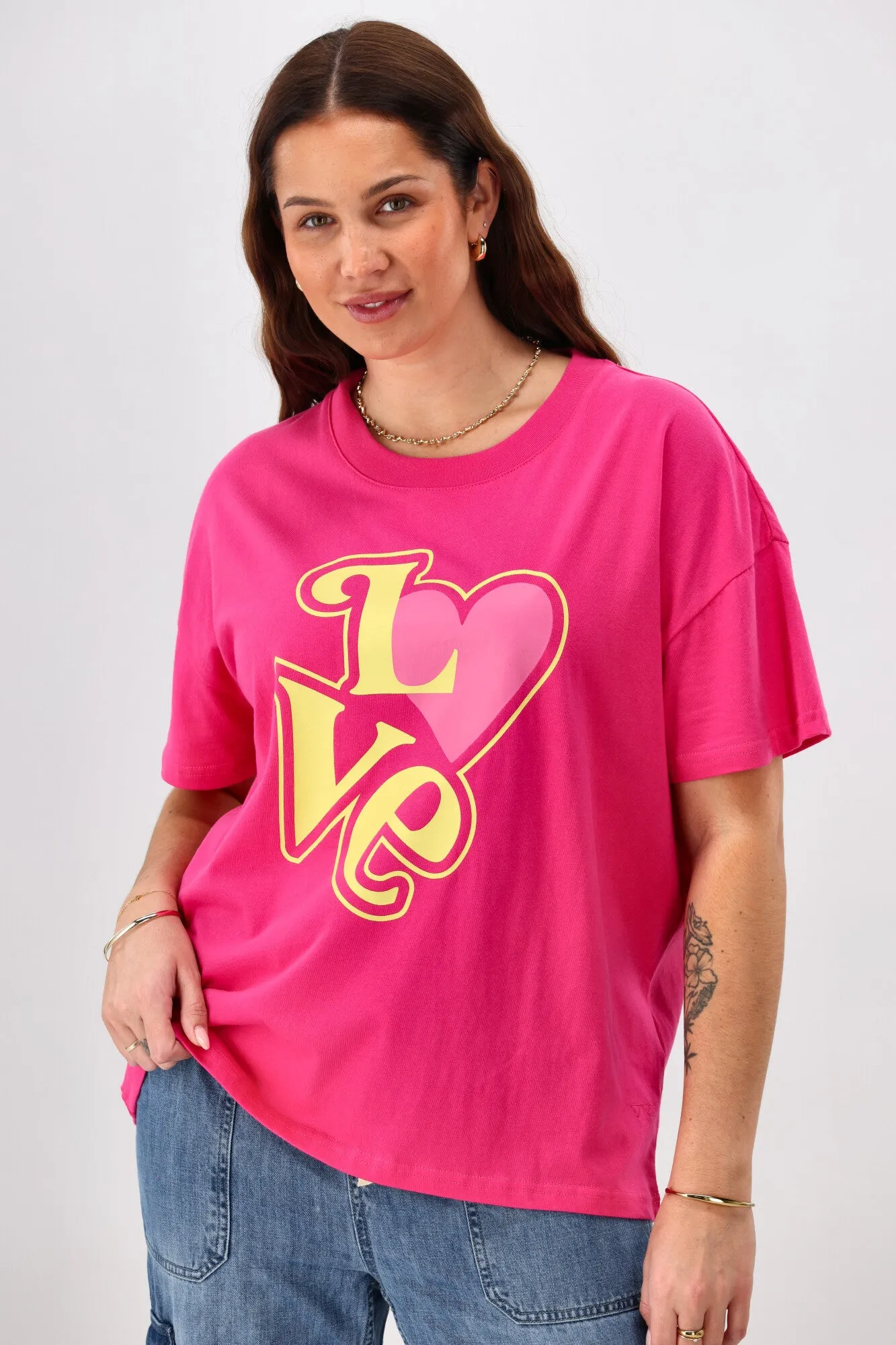 Rebel Club Love Surge Tee Pink Pre-Order Due Late May sold by Shine On product image thumbnail 2