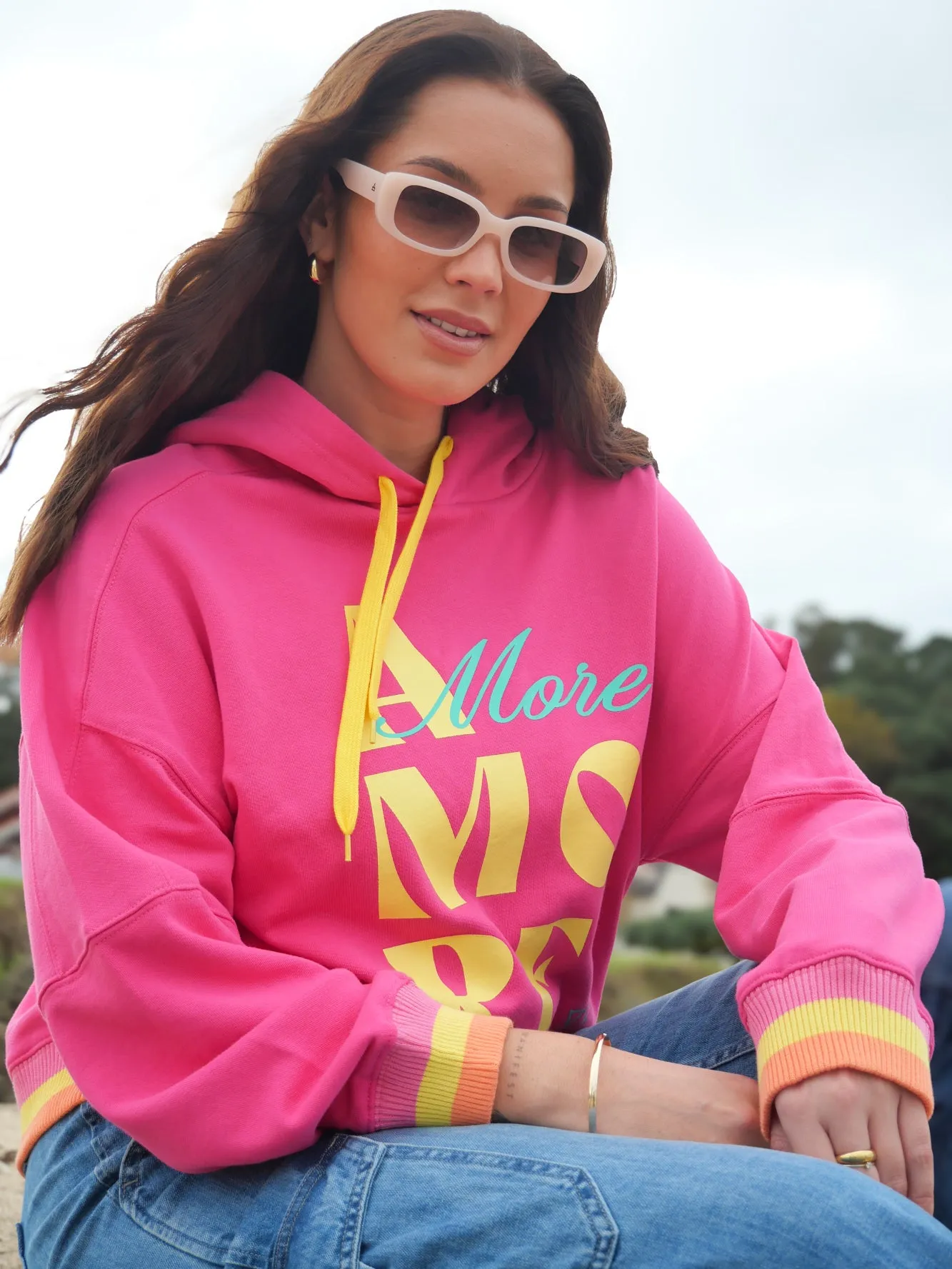 Rebel Club Amore Hoodie Pink Pre-Order Due Late May sold by Shine On