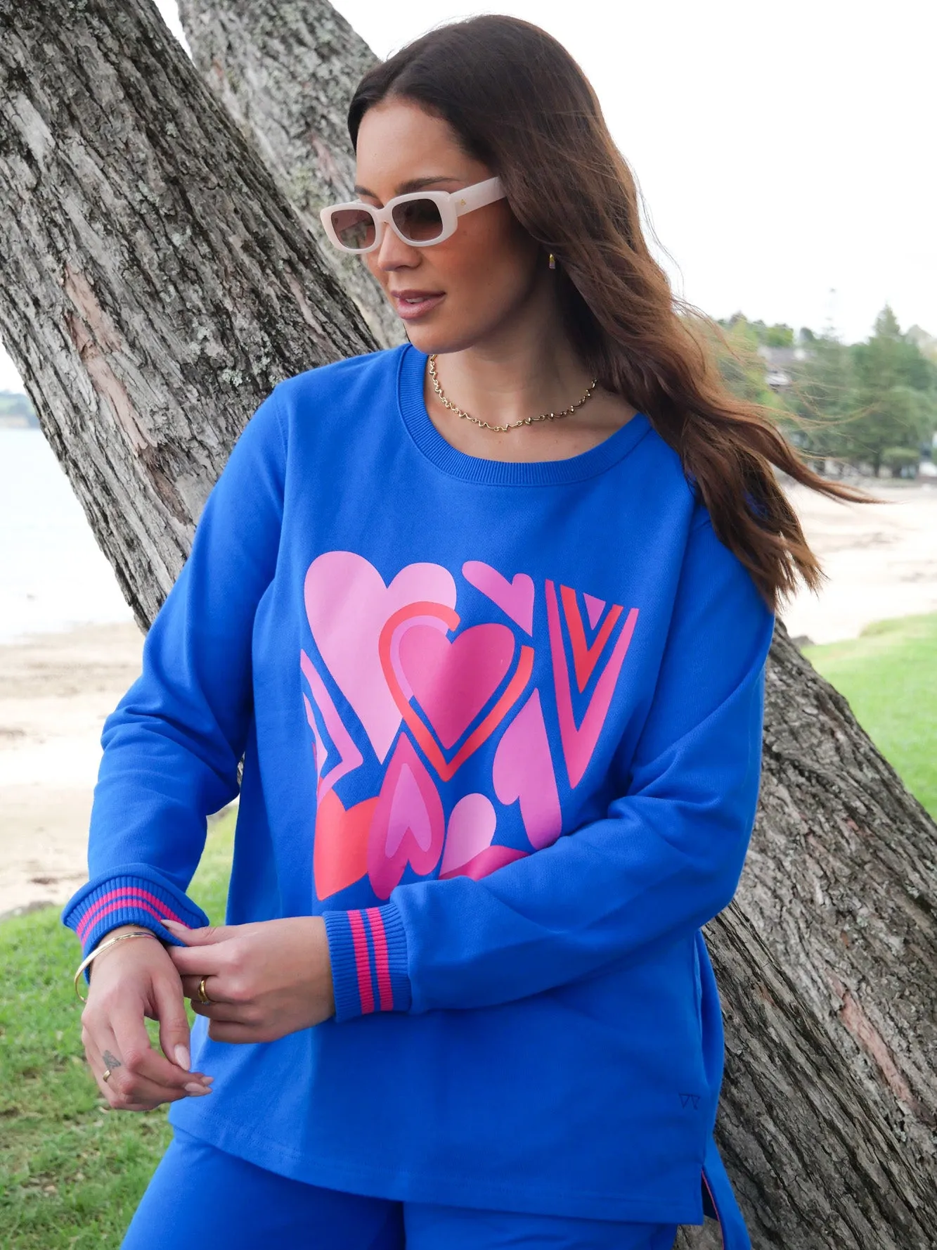 Rebel Club Stacked Heart Crew Blue Pre-Order Due Late May sold by Shine On product image thumbnail 3