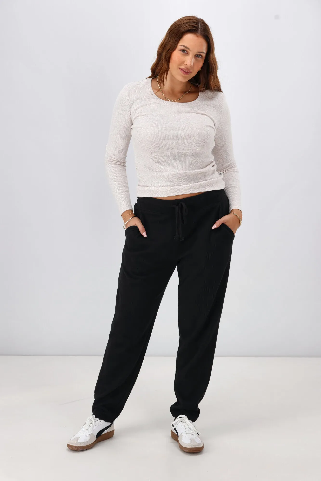 Shine On Label Chaylah Jogger Black Preorder One Late May sold by Shine On product image thumbnail 4