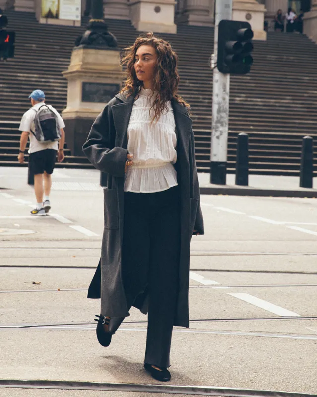 All About Eve Dion Coat Charcoal sold by Shine On