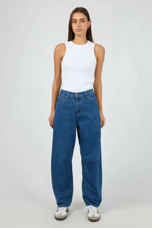 All About Eve Hallie Barrel Leg Jean Denim sold by Shine On
