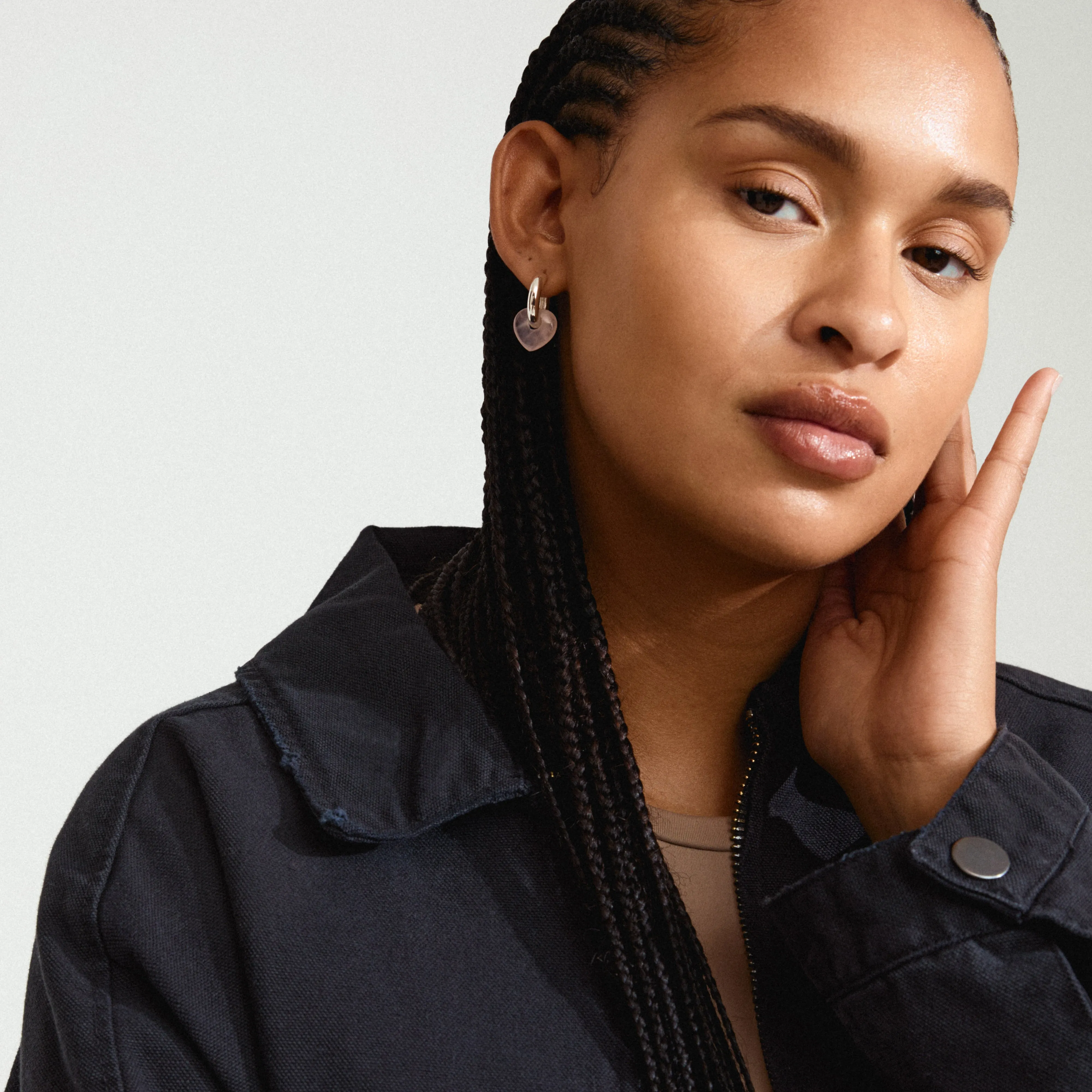 Pilgrim Kendall Recycled Earrings Silver Plated Rose sold by Shine On product image thumbnail 3