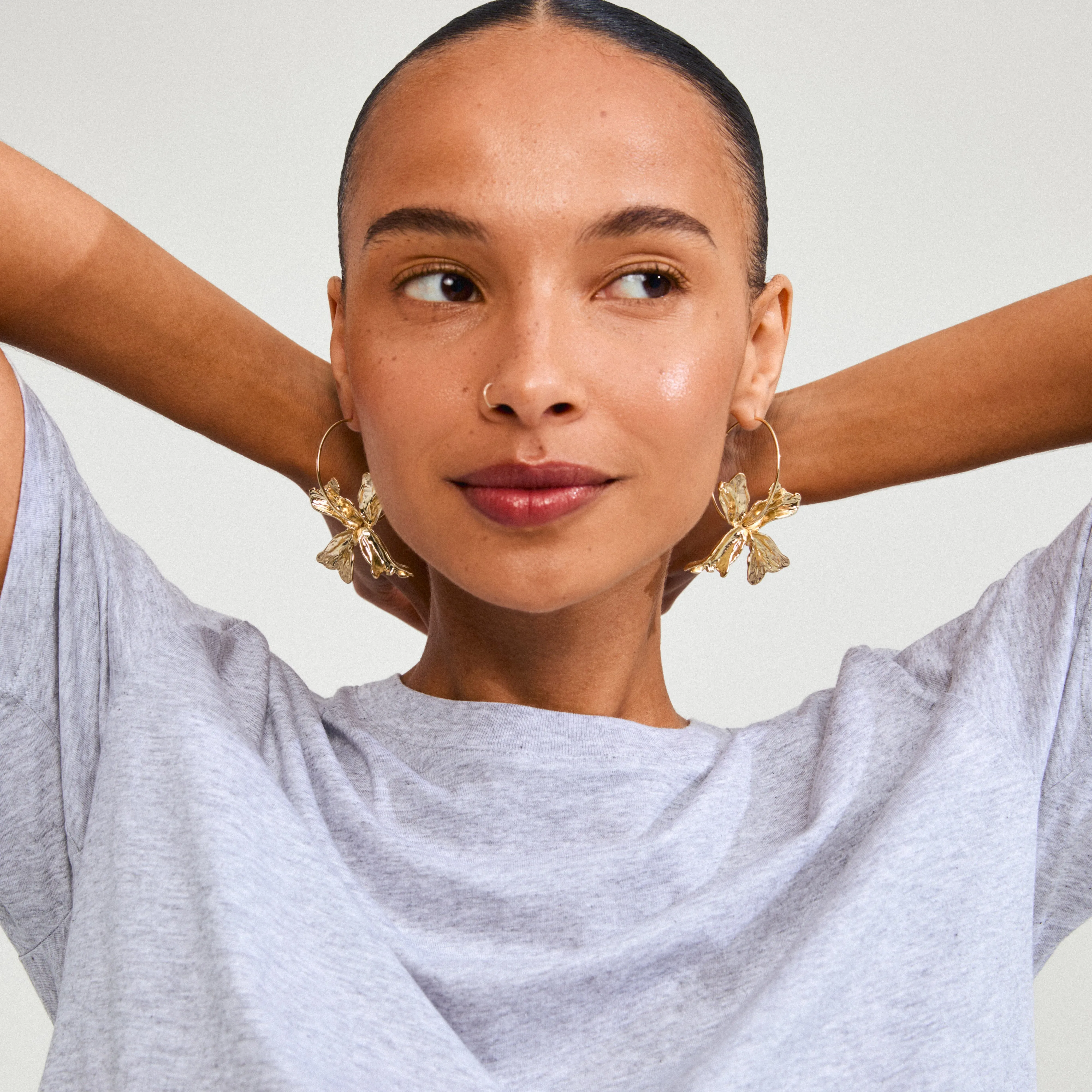 Pilgrim Dream Hoops Gold Plated sold by Shine On