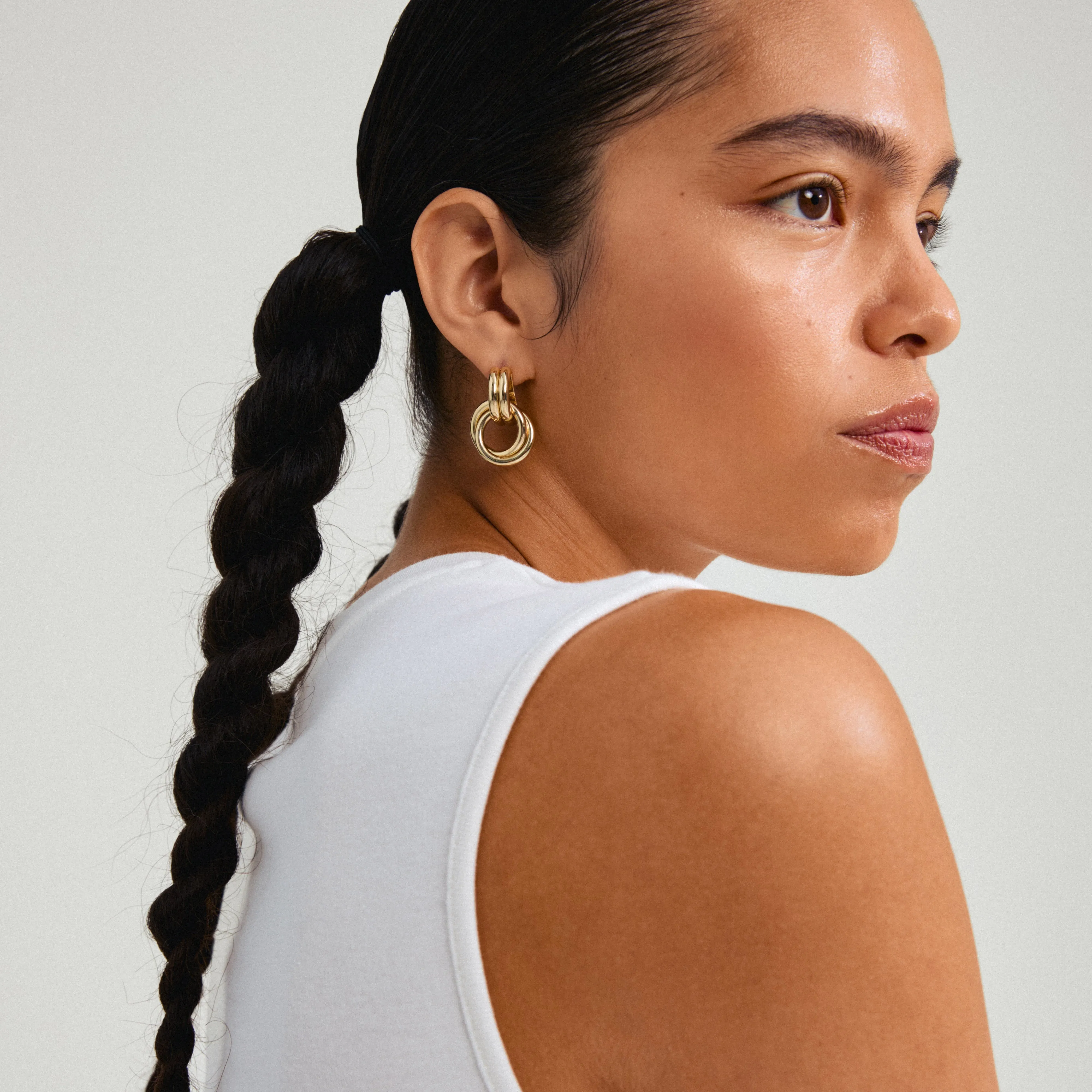 Pilgrim Agni Earrings Gold Plated sold by Shine On