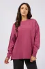 All About Eve AAE Washed Relaxed Crew Blush sold by Shine On
