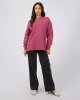 All About Eve AAE Washed Relaxed Crew Blush sold by Shine On