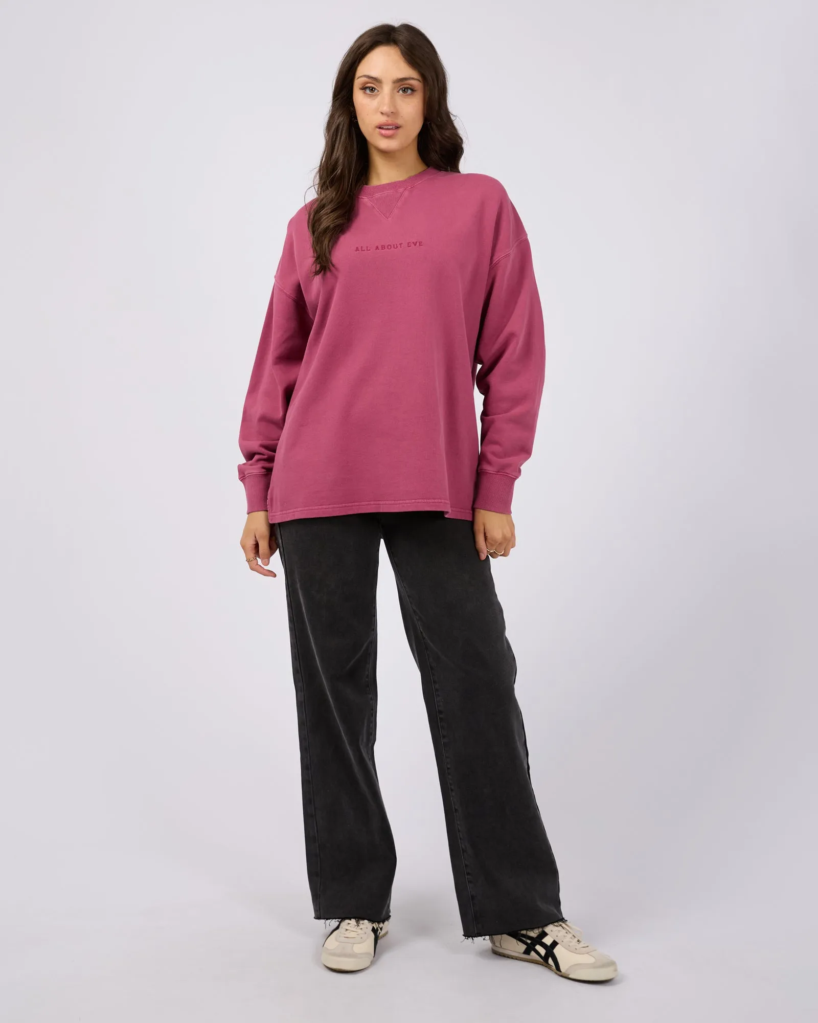 All About Eve AAE Washed Relaxed Crew Blush sold by Shine On product image thumbnail 4