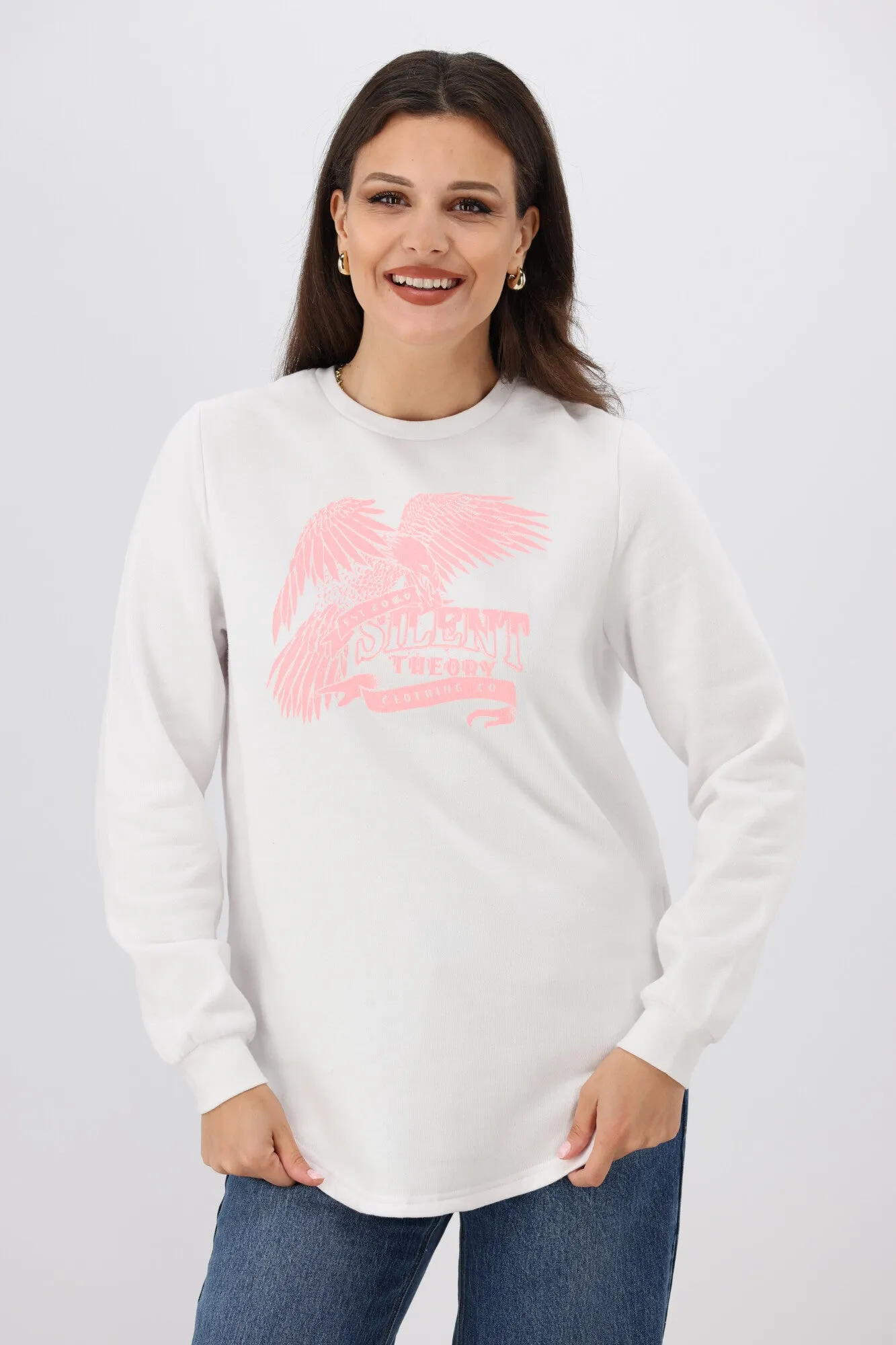 Silent Theory Take Off Crew White sold by Shine On