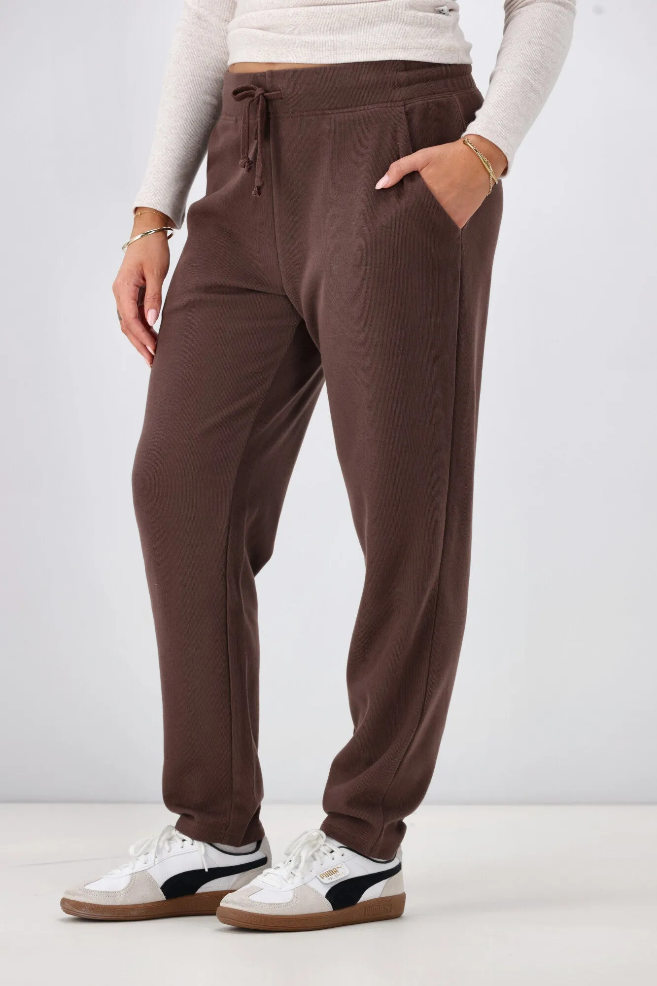 Shine On Label Chaylah Jogger Chocolate sold by Shine On product image thumbnail 2