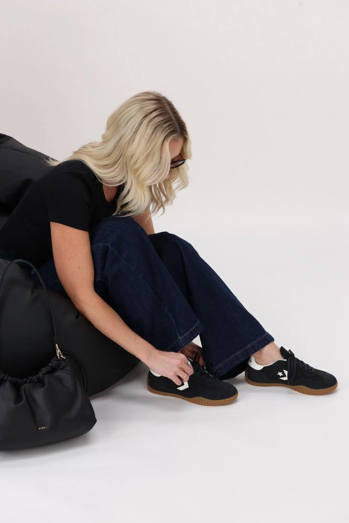 Converse Chuck Taylor Run Star Trainer Black/ Egret / Honey sold by Shine On product image thumbnail 5