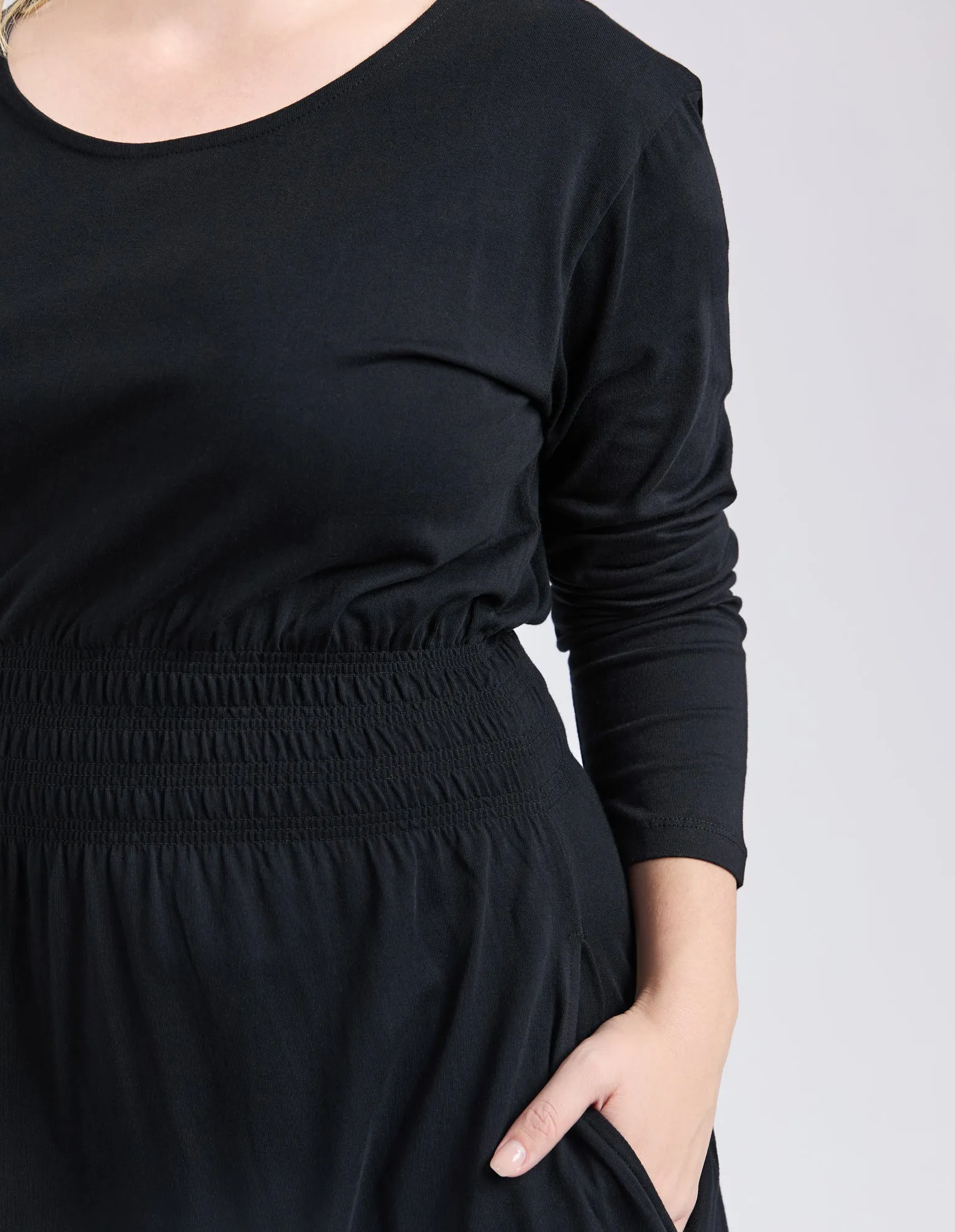 Elm Nelle Dress Long Sleeve Black sold by Shine On product image thumbnail 5
