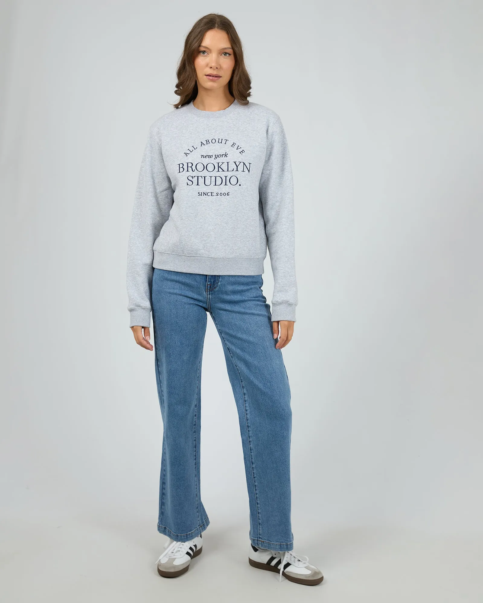 All About Eve Brooklyn Regular Crew Grey Marle sold by Shine On product image thumbnail 5