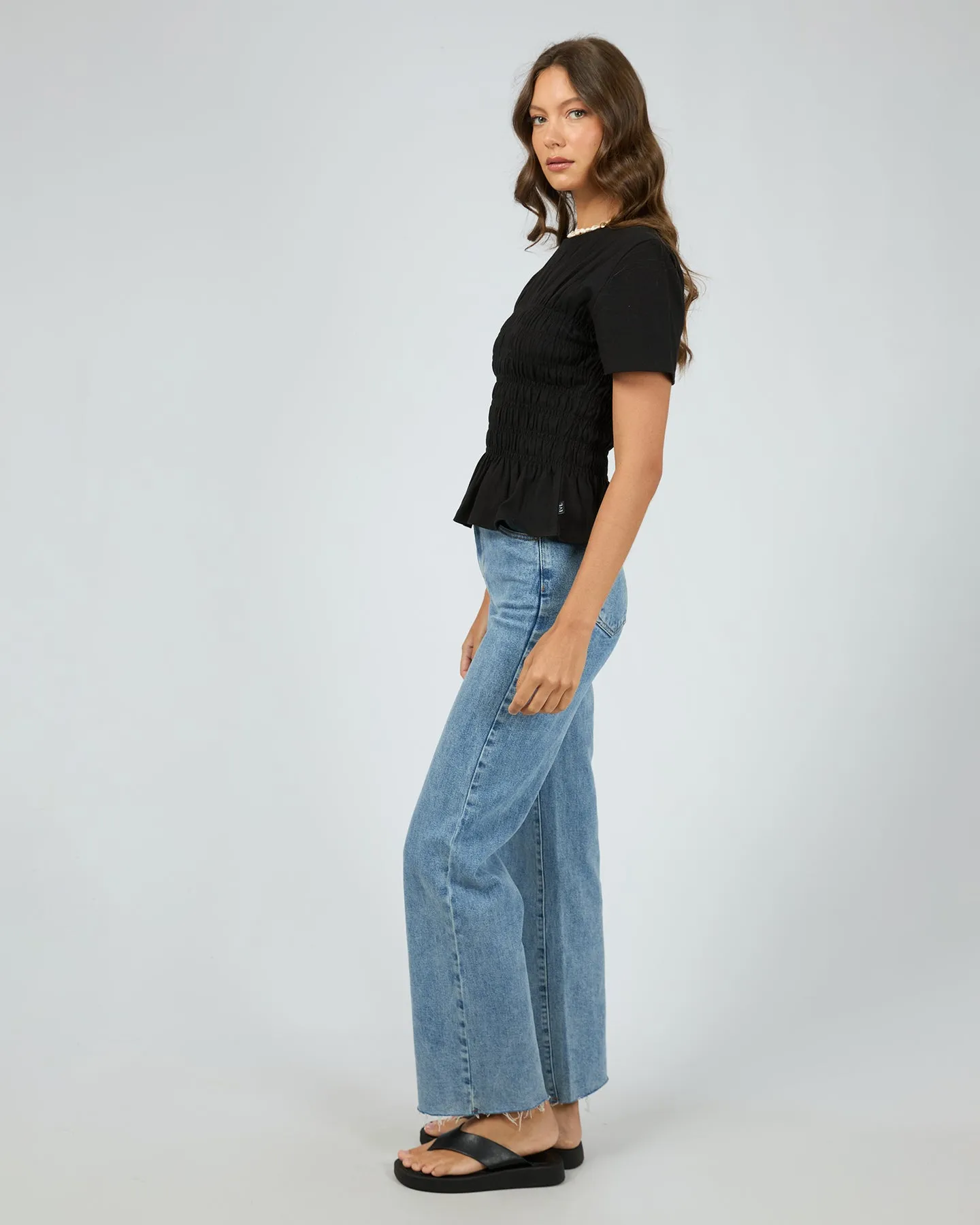 All About Eve Lipa Ruched Top Black sold by Shine On product image thumbnail 5