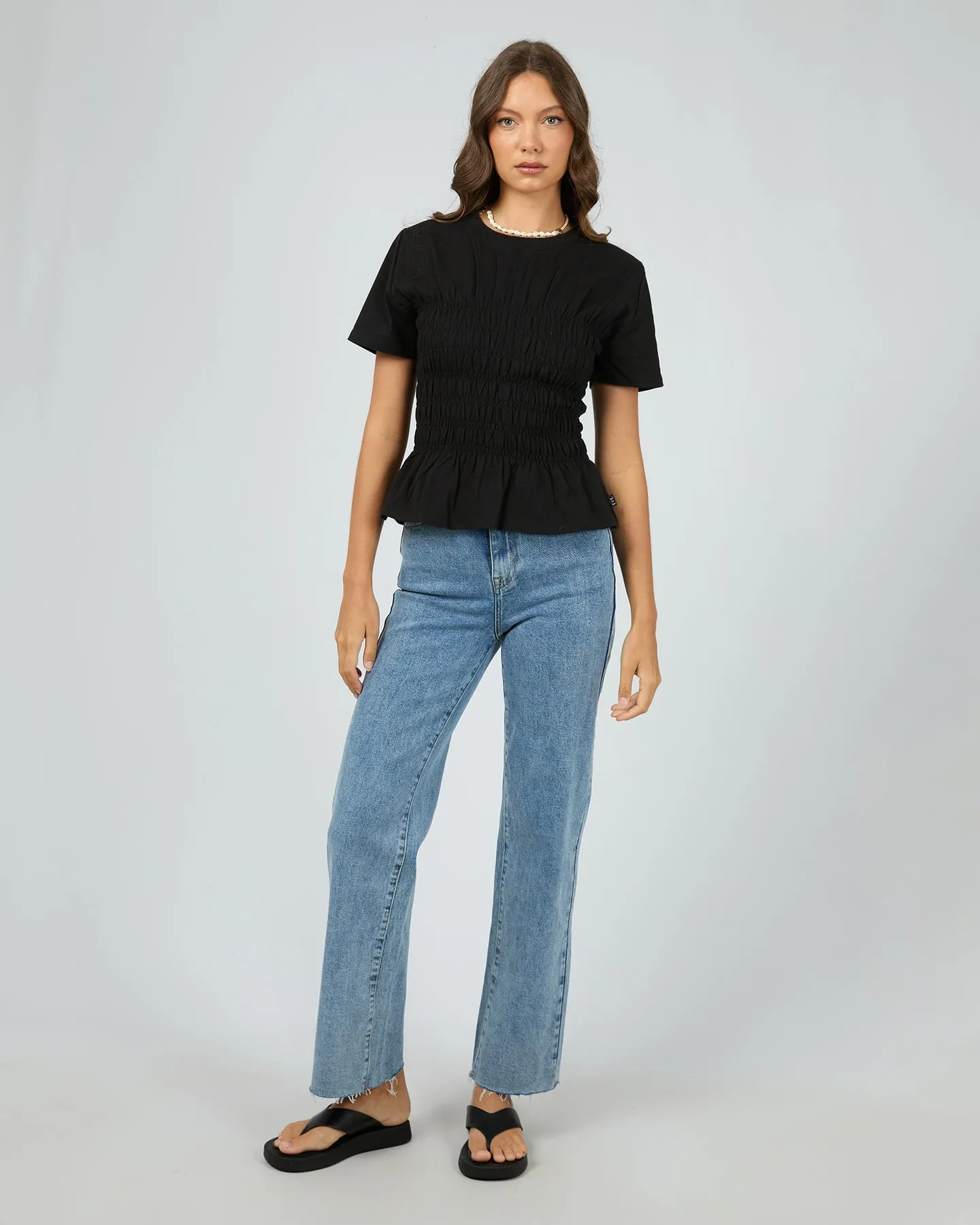 All About Eve Lipa Ruched Top Black sold by Shine On product image thumbnail 4